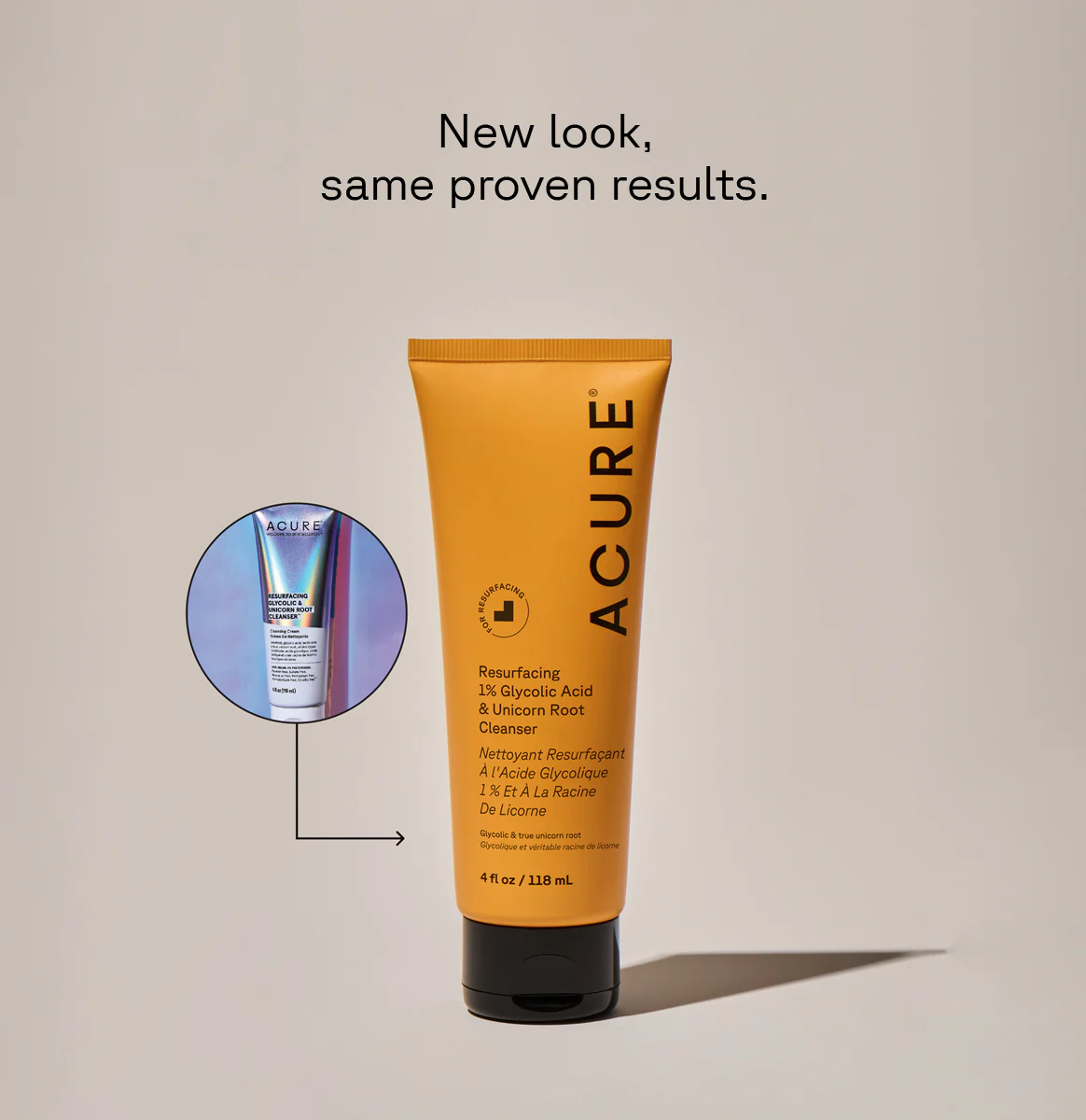 Resurfacing 1% Glycolic Acid & Unicorn Root Cleanser - Image 2